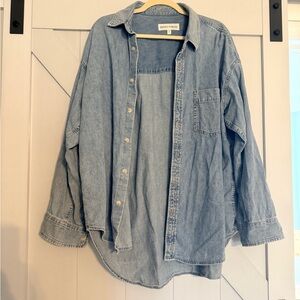 Aritzia oversized button down
